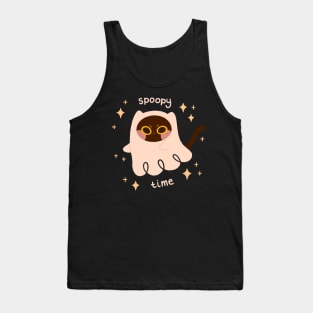 Spoopy Time Cat Tank Top